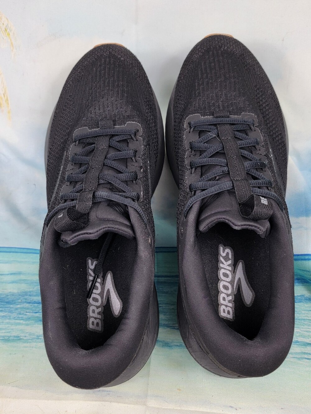 Brooks Revel 7 Black Gum Athletic Running Shoes Men’s 10 - Picture 6 of 8
